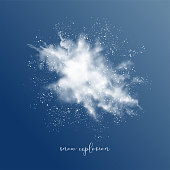 istock Abstract Snow Explosion 1066884878