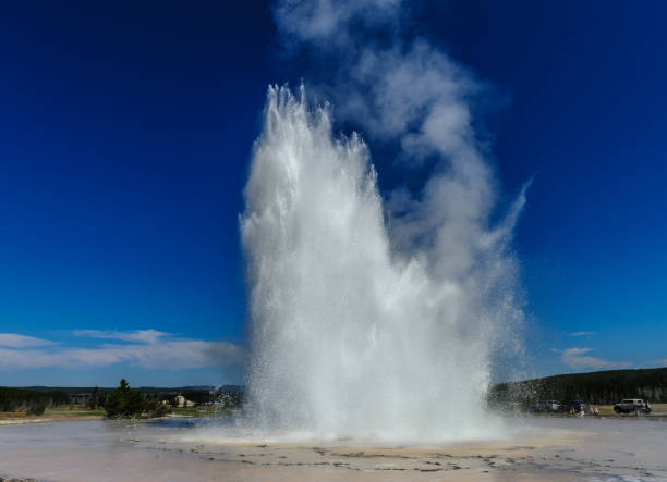 istock Great Fountain Geyser Erupting 1066886920