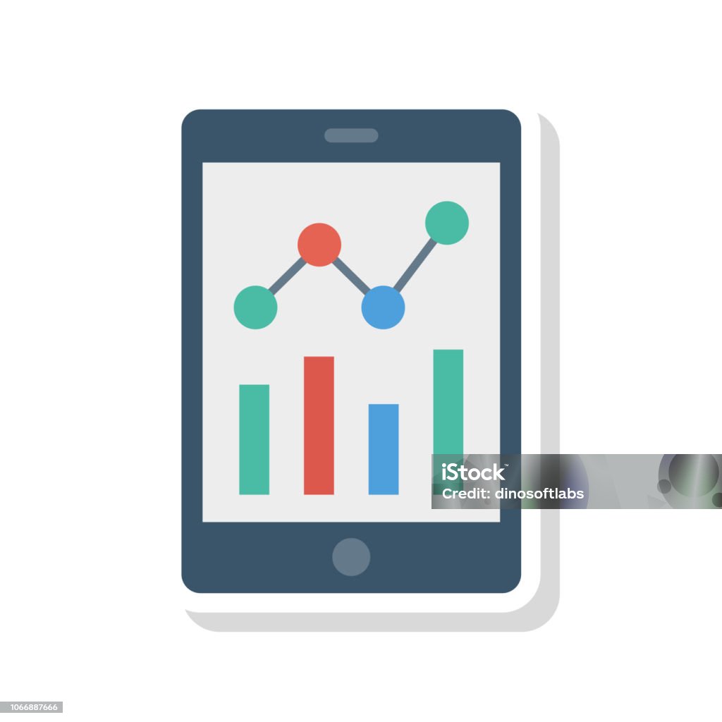 Vector Analytic Chart Analytic Chart Graph Stock Illustration - Download Image Now ...