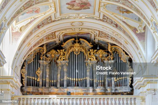 Kempten St Lorenz Basilica Pipe Organ Stock Photo - Download Image Now