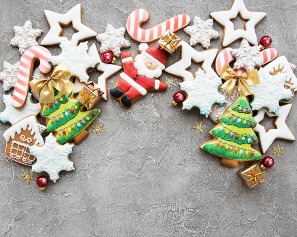 istock Christmas decoration with cookies 1066900224