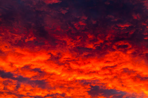 istock Colorful dark cloudy sky. Natural photo 1066902300