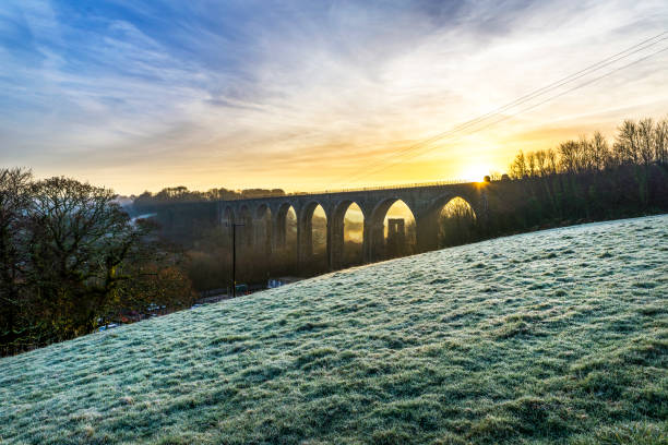 Moorswater viaduct at sunrise