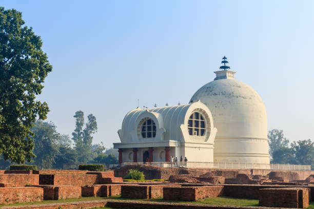 istock Parinirvana Stupa and temple, Kushinagar, India 1066912428