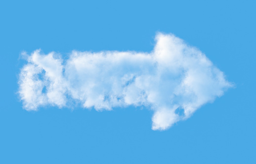 Banner cloudscape Large cumulus gray clouds in the sky