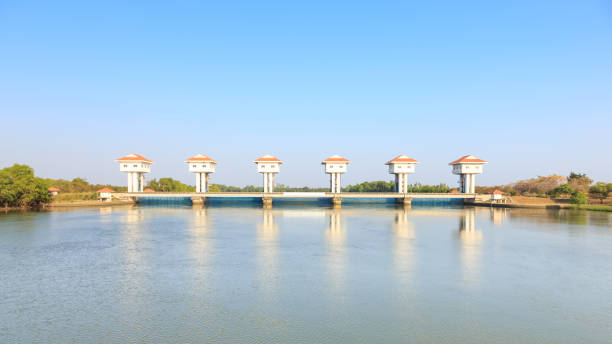 istock River dam for irrigation and flood control in Thailand 1066912698