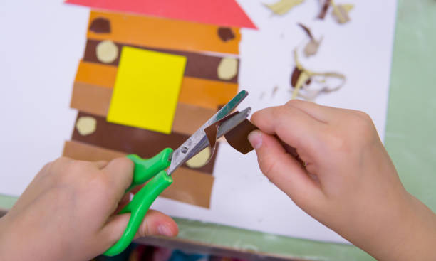 Cut out of paper to make an applique.