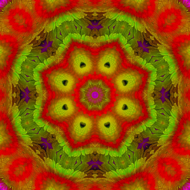 istock abstract digital kaleidoscope background, beautiful design, oriental 1066921218