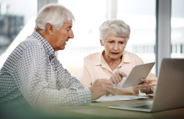 istock Making sure they're set for retirement 1066921768