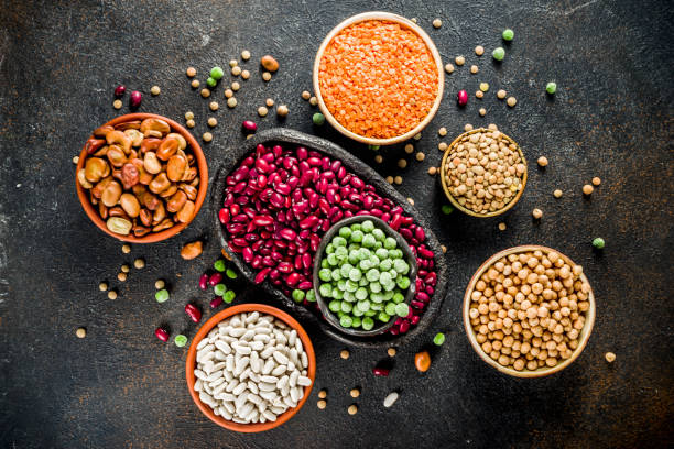 istock Set of different legumes 1066926058