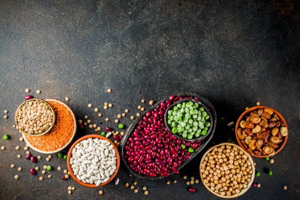 istock Set of different legumes 1066926322