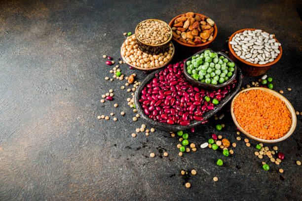 istock Set of different legumes 1066926442