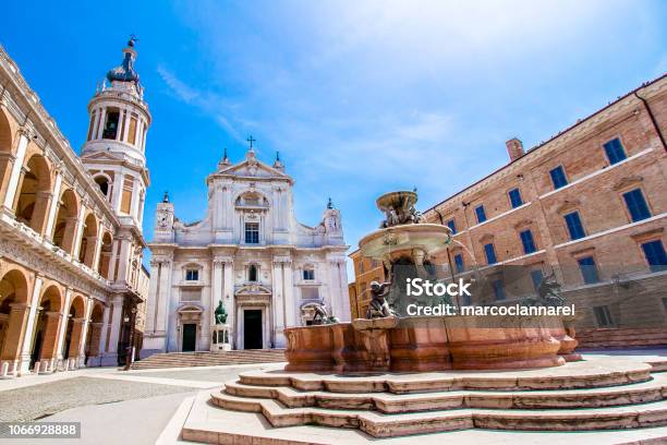 The Basilica Della Santa Casa In Loreto Italy Stock Photo - Download Image Now - Loreto - Italy, Ancona, Italy