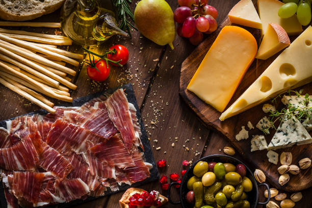 istock Delicious Mediterranean appetizer shot from above 1066930220