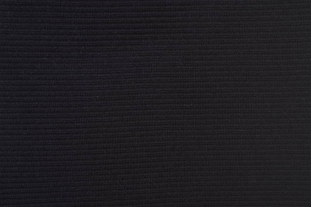 istock Black knitted fabric. Close up. Fashionable concept 1066931878