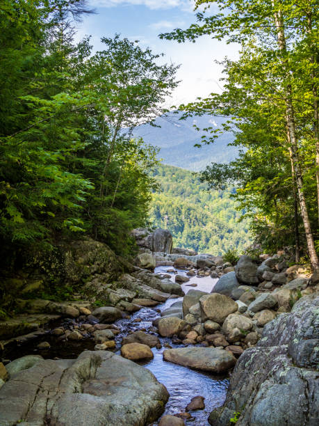 istock The top of Roaring Fall in Adirondack mountains 1066937654