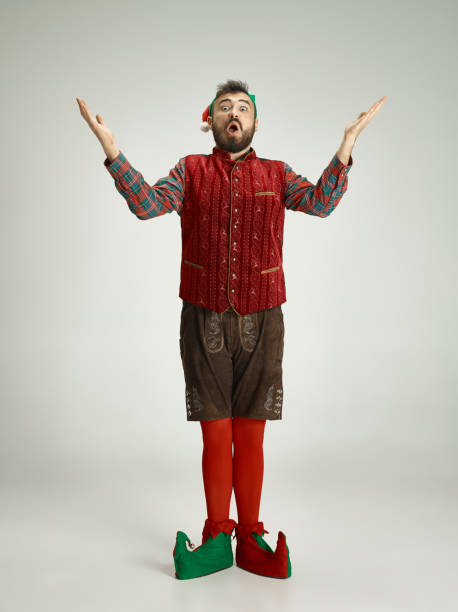 One of Santa's cheeky elves thinking.