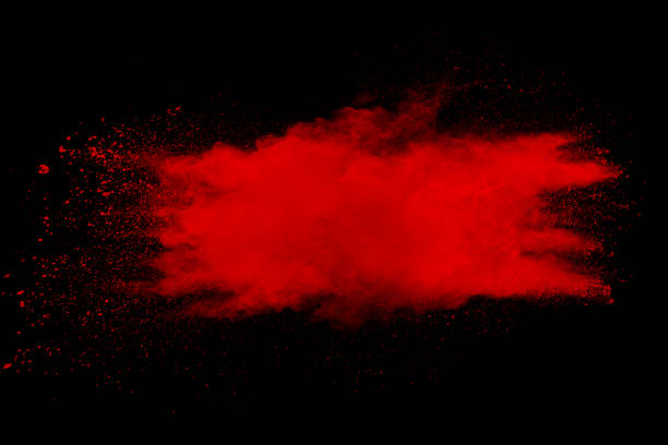istock abstract red dust explosion on  black background.Freeze motion of red powder splash. 1066946894