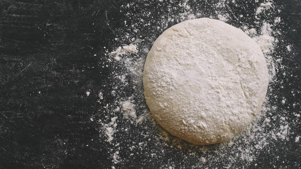 istock Raw yeast dough for pizza, bread or pasta 1066950236