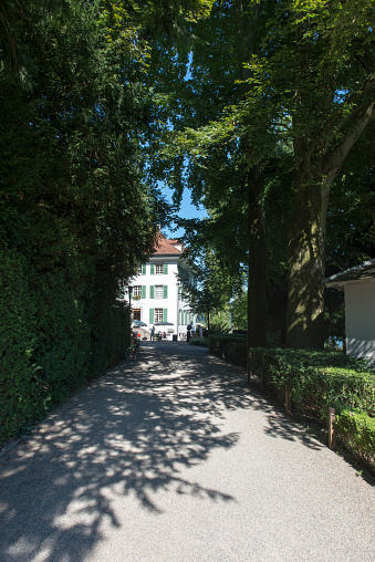 Lucerne/Switzerland - August 29 2015: Richard Wagner museum. The house is in the Tribschen district of Lucerne, Switzerland, where Richard Wagner lived from 1866 to 1872.