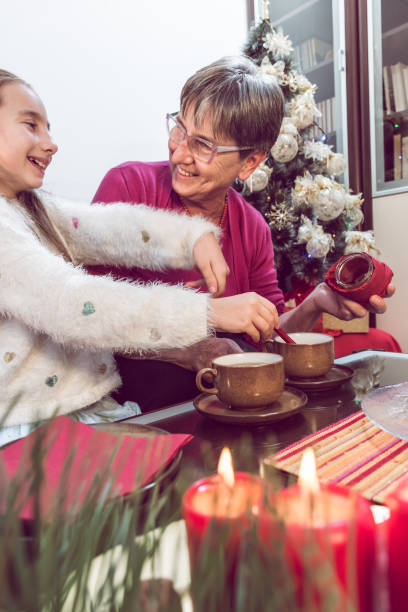 istock Celebrating Christmas with Grandmother 1066951570