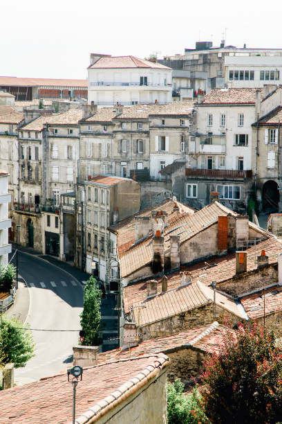 View of old french town Angoulem View of old french town Angoulem angouleme stock pictures, royalty-free photos & images