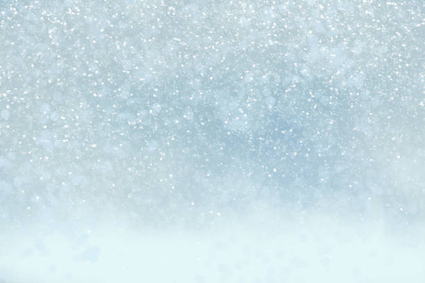 Photo of Winter holiday background with snow, copy space