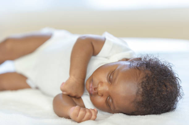 istock Sleeping African-American baby 1066964750