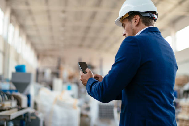 istock Young inspector in factory 1066967946