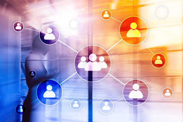 istock HR - Human resources management concept on blurred business center background. 1066969316