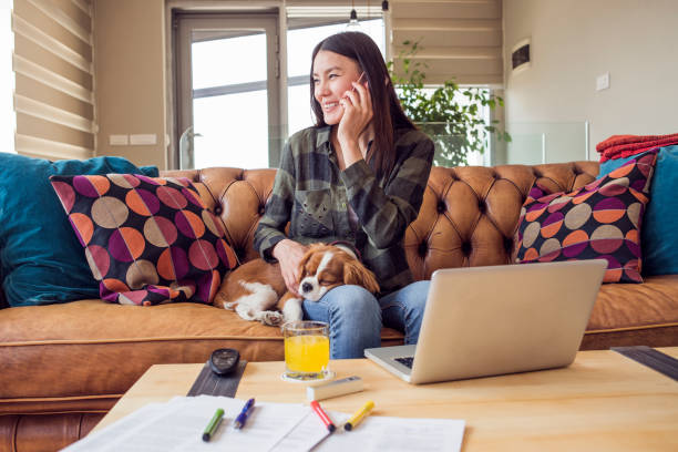 istock woman working at home 1066978278