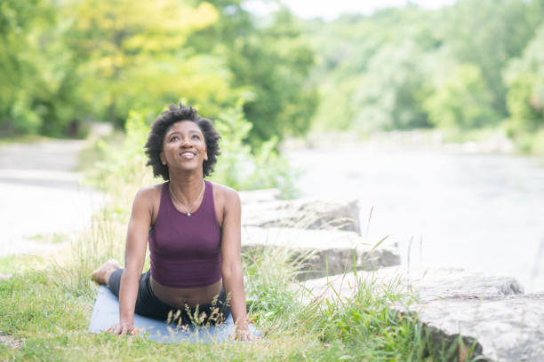 istock Yoga by the water 1066985850