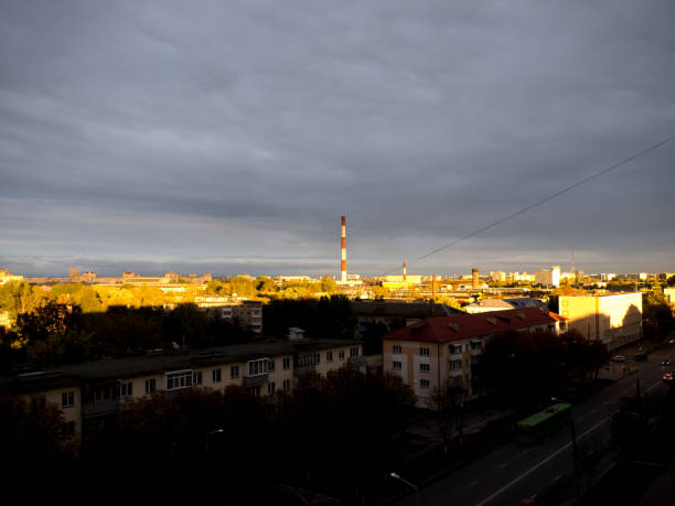 istock The Factory chimneys. 1066990774