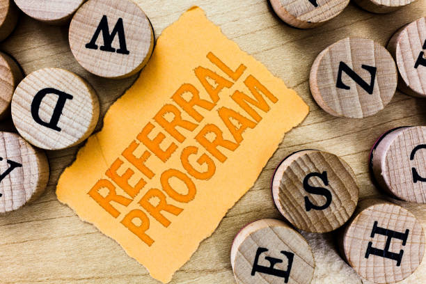 istock Handwriting text Referral Program. Concept meaning sending own patient to another physician for treatment 1066992592