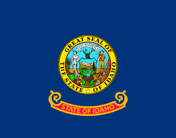 istock Idaho vector flag. Vector illustration. United States of America 1066993012