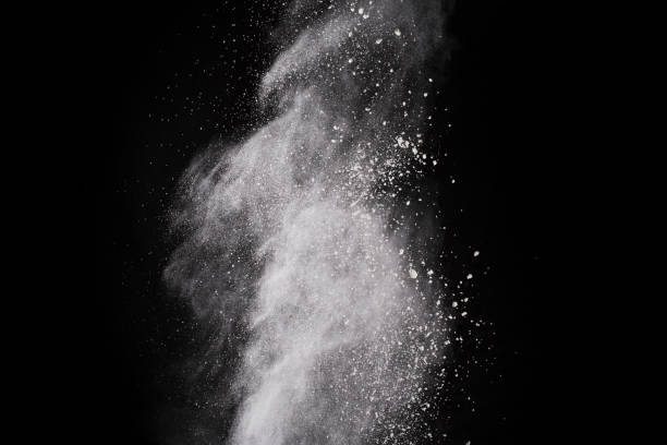 istock White powder explosion on white background. Colored cloud. Colorful dust explode. Paint Holi. 1066993152