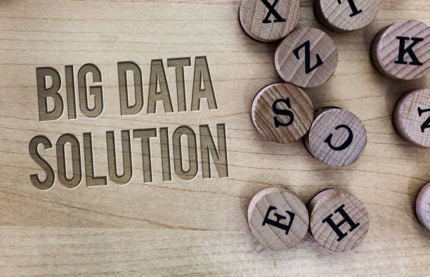 istock Conceptual hand writing showing Big Data Solution. Business photo showcasing Extracting value from huge volumes of a variety of facts 1066993248