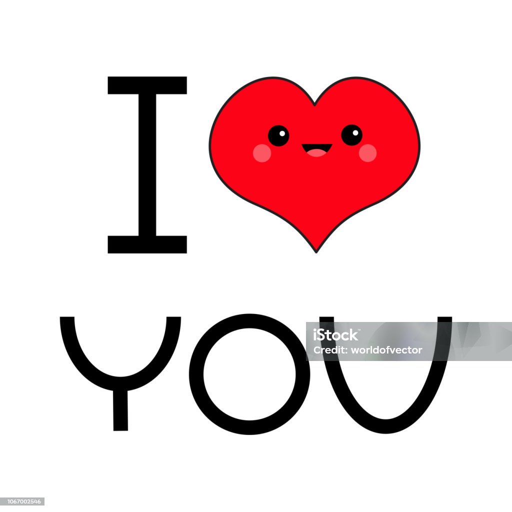 Red Heart Face Head I Love You Text Exclamation Point Cute Cartoon Kawaii Funny Smiling Character Eyes Mouth Blush Cheek Happy Valentines Day Flat Design Greeting Card White Background Stock Illustration - Red Heart Face Head I Love You Text Exclamation Point Cute Cartoon Kawaii Funny Smiling Character Eyes Mouth Blush Cheek Happy Valentines Day Flat Design Greeting Card White Background Stock Illustration -