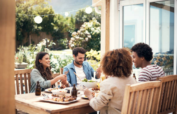 istock Coming together and sharing a meal is the most binding thing 1067009678