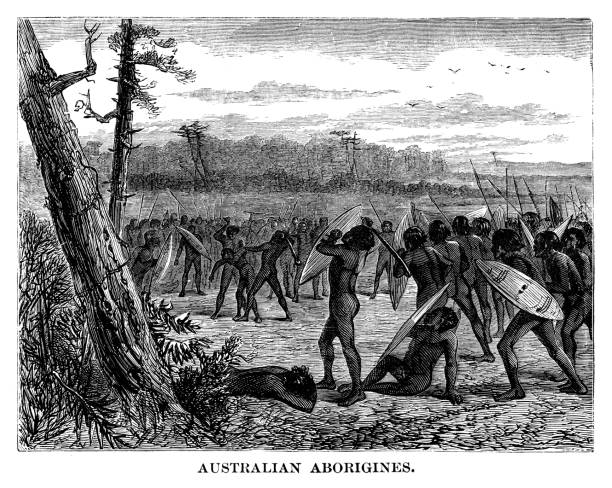 australijscy aborygeni - aboriginal stock illustrations