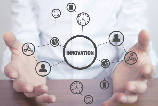 istock Business concept. Man with Innovation technology 1067011810