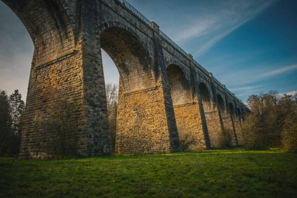 Medieval Aqueduct  in Scotland Avon Aqueduct Second Highest Aqueduct Ancient Brick construction Scottish