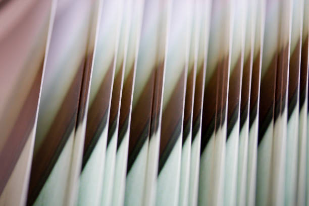 abastract photo of a series of poster that makes lines