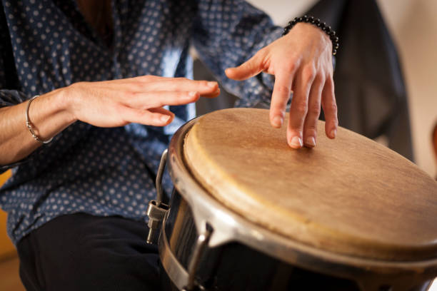 istock Percussion instruments and musicology concept. 1067031580