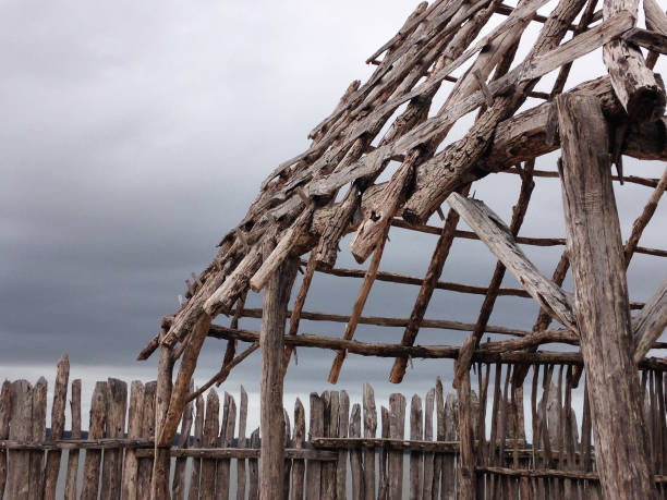 istock A close up of a building structure in Historic Jamestown 1067032282