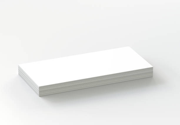 istock DL Flyer Mock-Up on DL Flyer Mock-Up on White Background Background. 3d rendering. 1067033228
