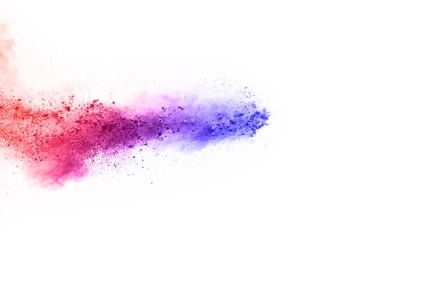 istock abstract powder splatted background. Colorful powder explosion on white background. Colored cloud. Colorful dust explode. Paint Holi. 1067037782