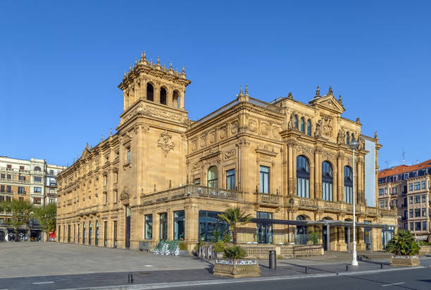 Victoria Eugenia theatre, San Sebastian, Spain stock photo