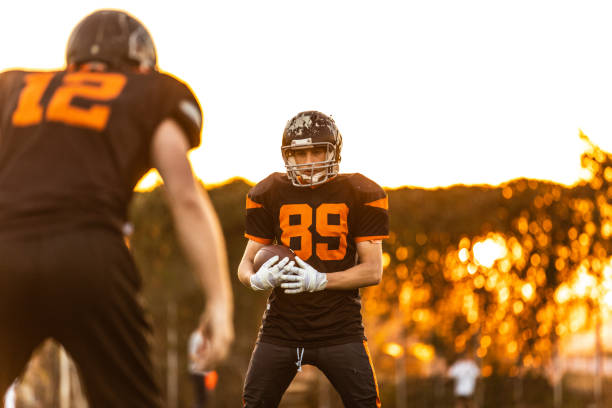 istock Playing Offensive at  Football Match 1067049952