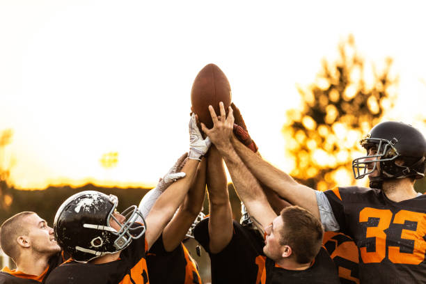 istock American Football Team Won the Game 1067051264